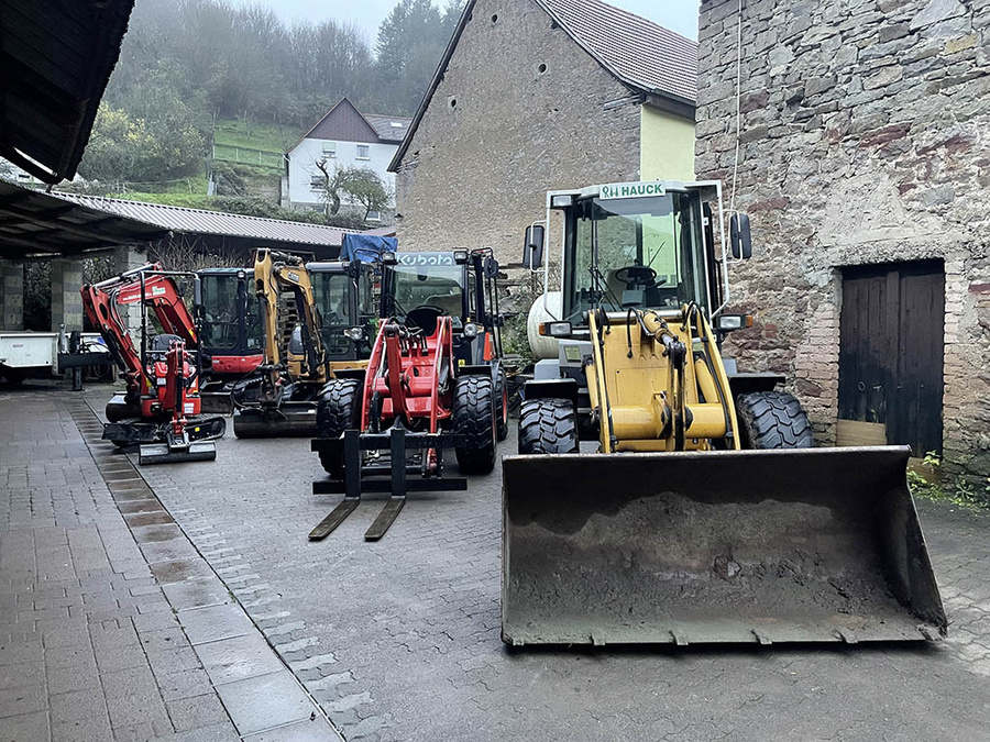 Teil des heutigen Maschinenparks