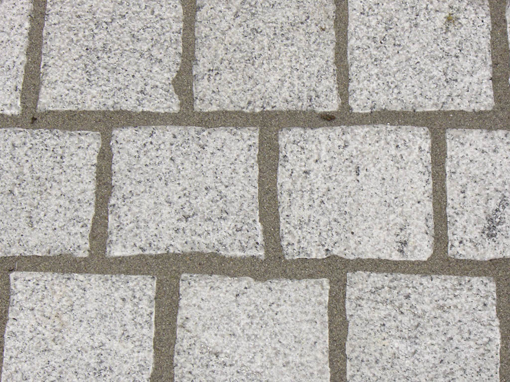 Granitpflaster, wasserdurchlässig verfugt
