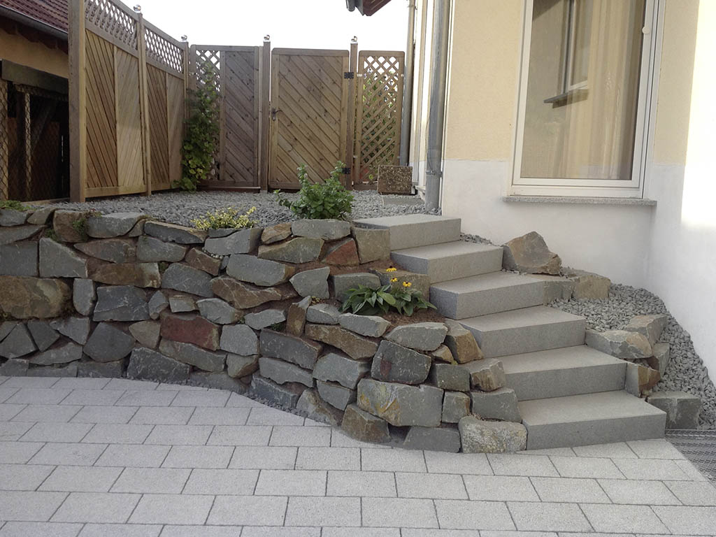 Gartenmauer, Mauer, Treppe Kusel, Kaiserslautern