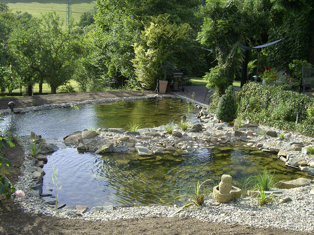 Teichlandschaft in zwei Etagen 